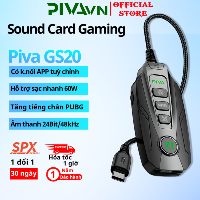 Sound Card Gaming Piva GS20